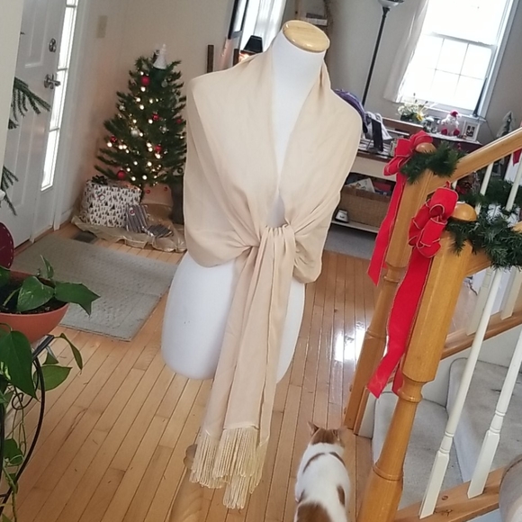 🥂 POMODORO VISCOSE SCARF - Picture 3 of 12